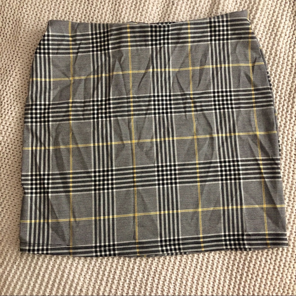 Plaid Mini Skirt